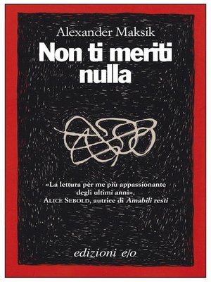 cover image of Non ti meriti nulla